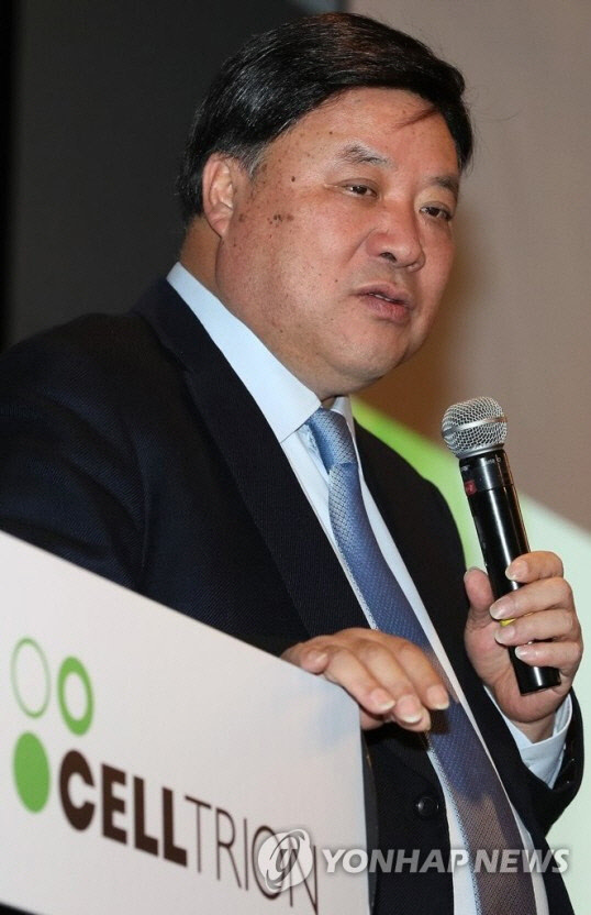 서정진 셀트리온 회장. 연합뉴스